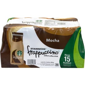 Starbucks Frappuccino Mocha Coffee Drink 9.5 oz 15 Count 90000049