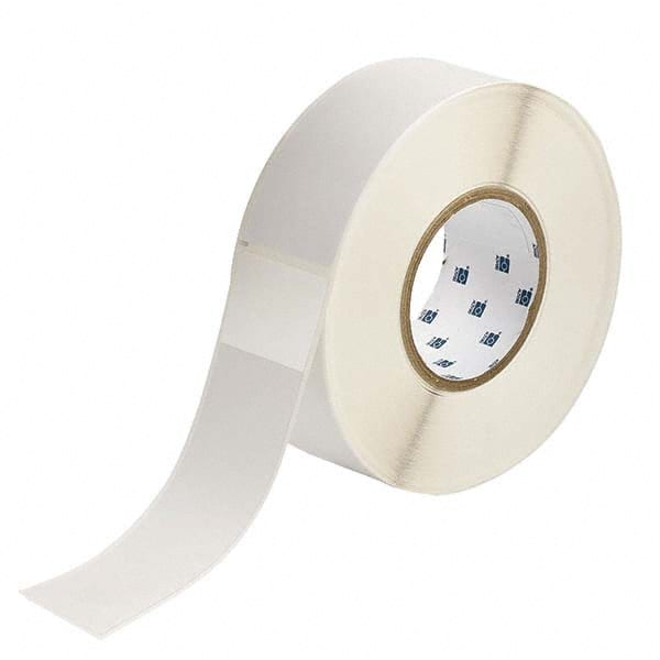 Label Maker Label: Clear & White, Vinyl, 500 per Roll MPN:30547