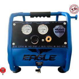 Eagle™ Portable Air Compressor 1 HP 1 Gallon Capacity Hot Dog 2 CFM EA-3000