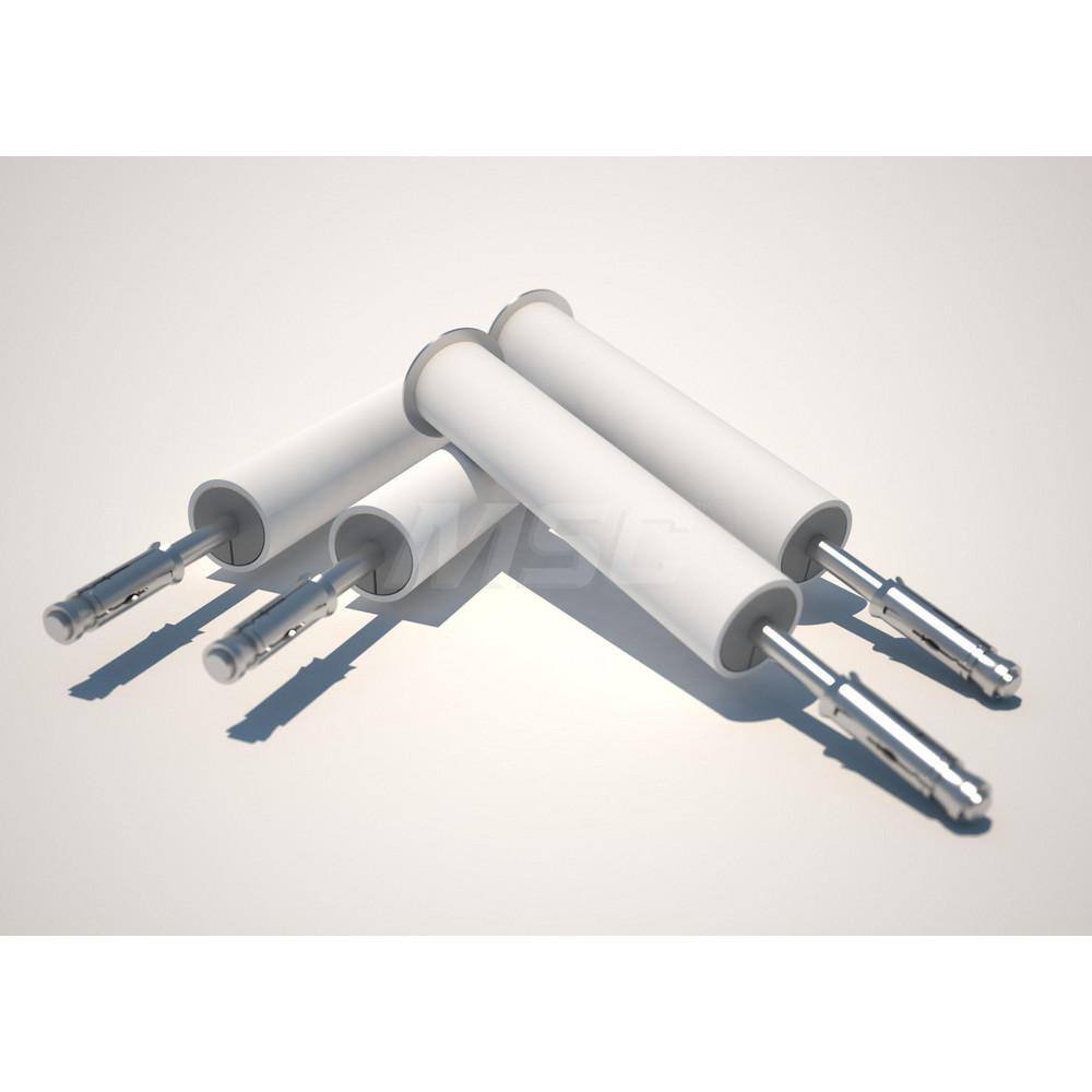 Anchors, Grips & Straps, Material: Metal , Anchor Point Connection Type: None , For Use With: Roof Top Anchor , Includes: Four 12 in (30.5 cm) Concrete Bolts  MPN:7100241076