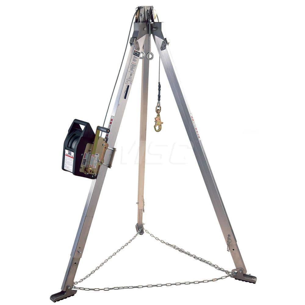 120 Ft Cable, Tripod Base, Manual Winch, Confined Space Entry & Retrieval System MPN:7012820462