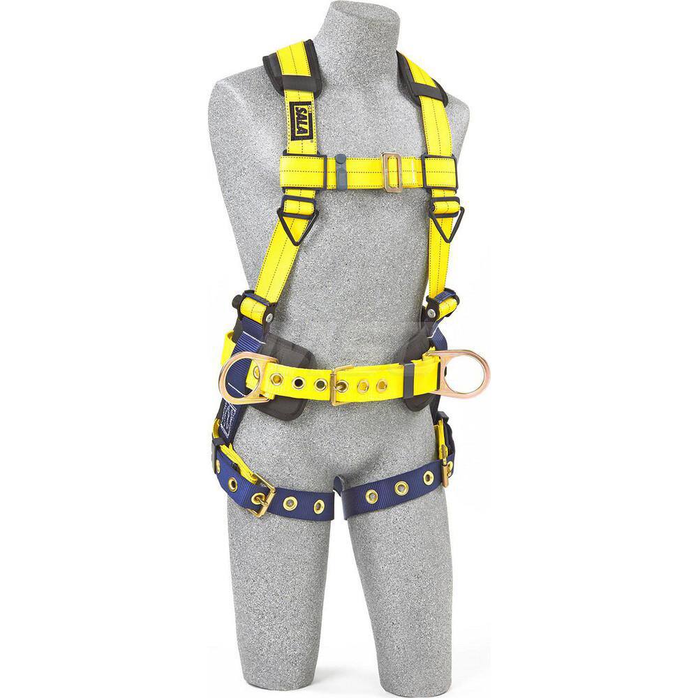 Fall Protection Harnesses: 420 Lb, Vest Style, Size Small, For General Industry, Polyester, Back MPN:7012815205