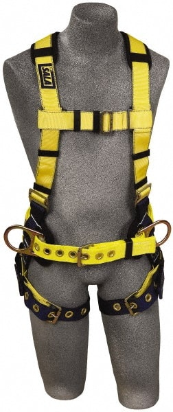 420 Lb Capacity, Size M, Full Body Construction Safety Harness MPN:7100232002