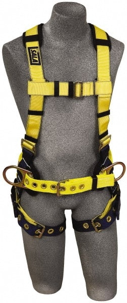 420 Lb Capacity, Size L, Full Body Construction Safety Harness MPN:7100232003