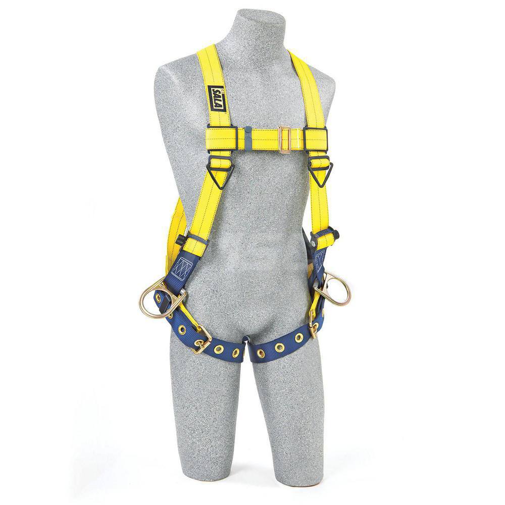 Fall Protection Harnesses: 420 Lb, Vest Style, Size X-Large, For Positioning, Polyester, Back & Side MPN:7012691234