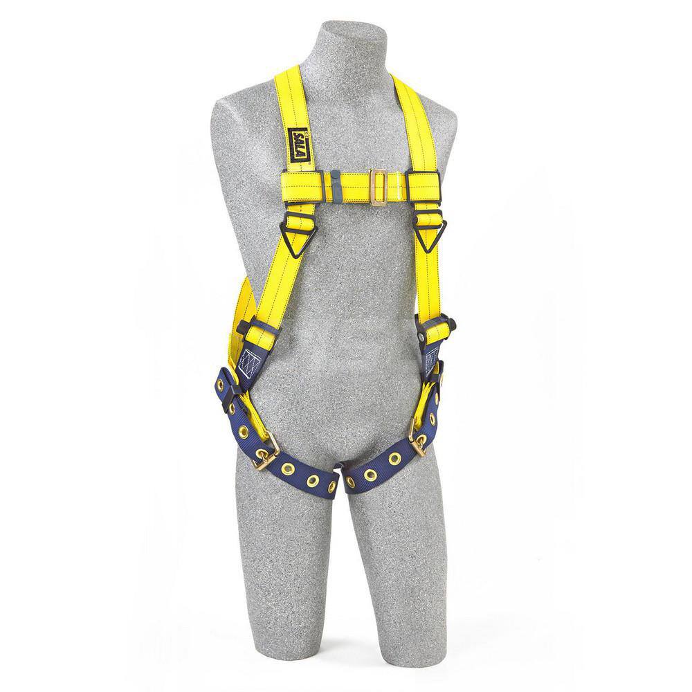 Fall Protection Harnesses: 420 Lb, Vest Style, Size Medium, For General Industry, Polyester, Back MPN:7012815526