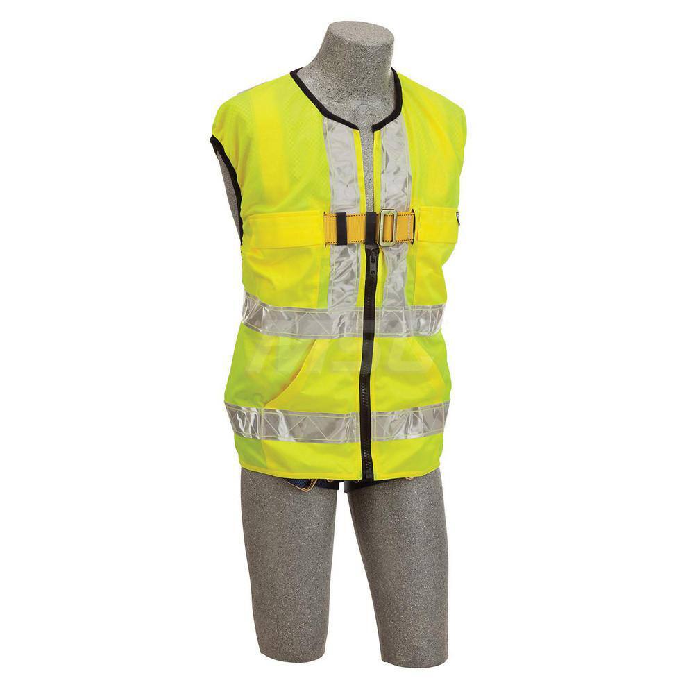 Fall Protection Harnesses: 420 Lb, Vest Style, Size Universal, For General Industry, Polyester, Back MPN:7012815587