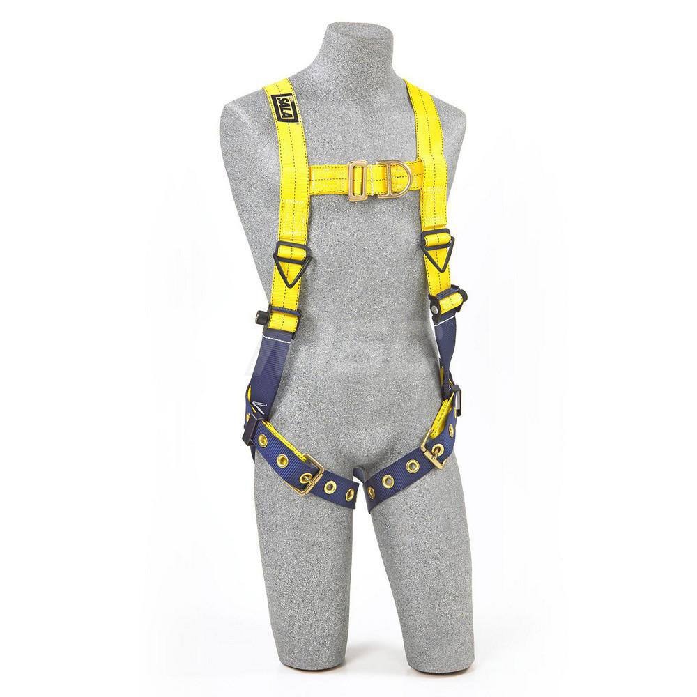 Fall Protection Harnesses: 420 Lb, Vest Style, Size Large, For Climbing, Polyester, Back & Front MPN:7100157089