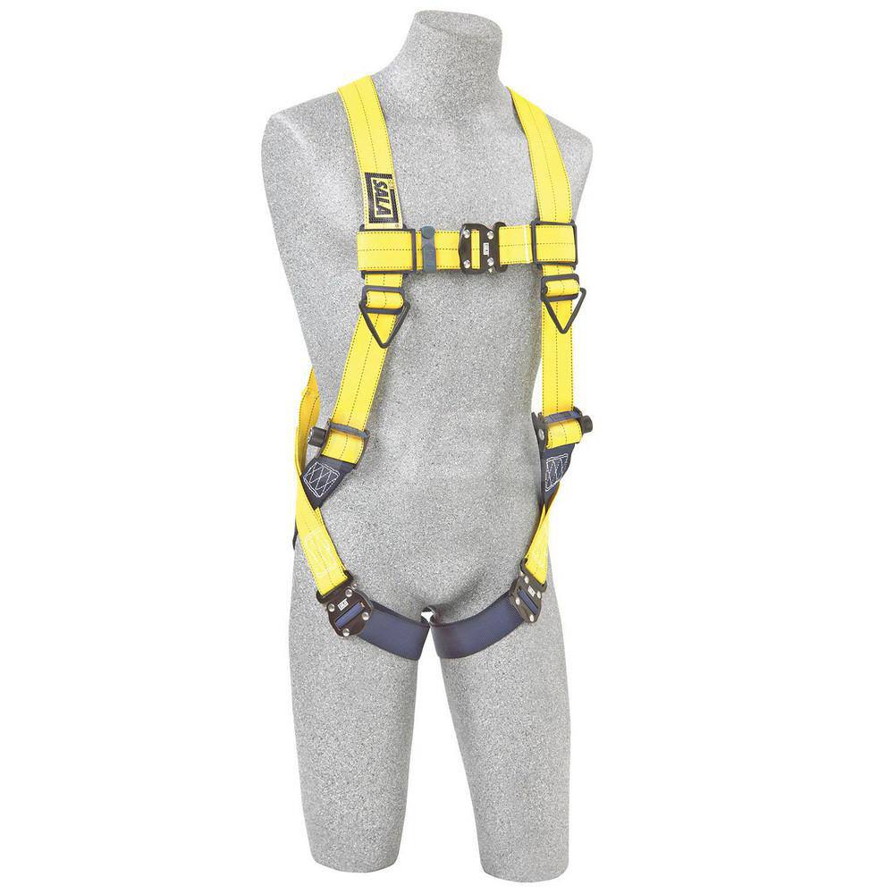 Fall Protection Harnesses: 420 Lb, Vest Style, Size X-Large, For General Industry, Polyester, Back MPN:7012815714
