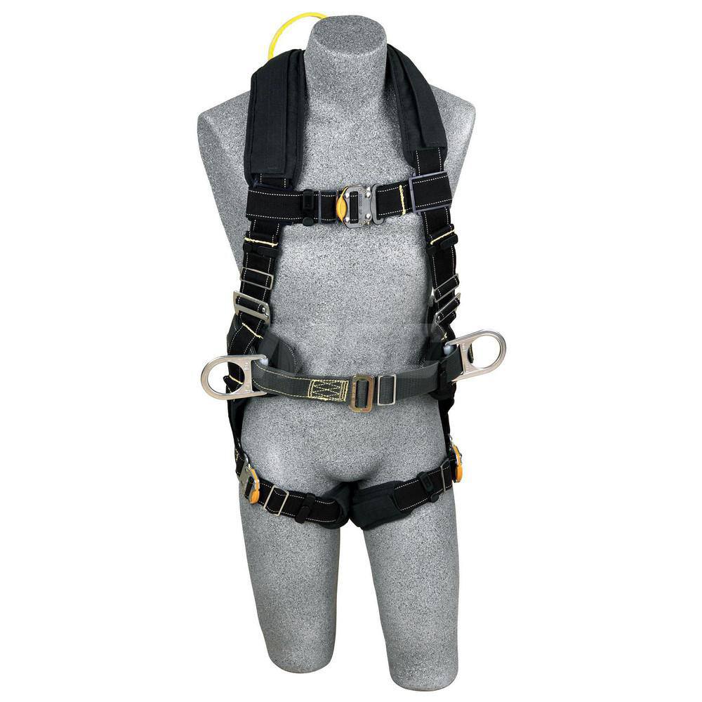 Fall Protection Harnesses: 310 Lb, Construction Style, Size Medium, For General Industry & Positioning, Nomex & Kevlar, Back & Side MPN:7012815811