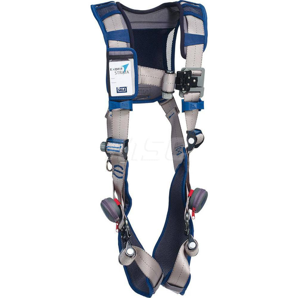 Fall Protection Harnesses: 420 Lb, Vest Style, Size Large, For General Industry, Polyester, Back MPN:7012815926