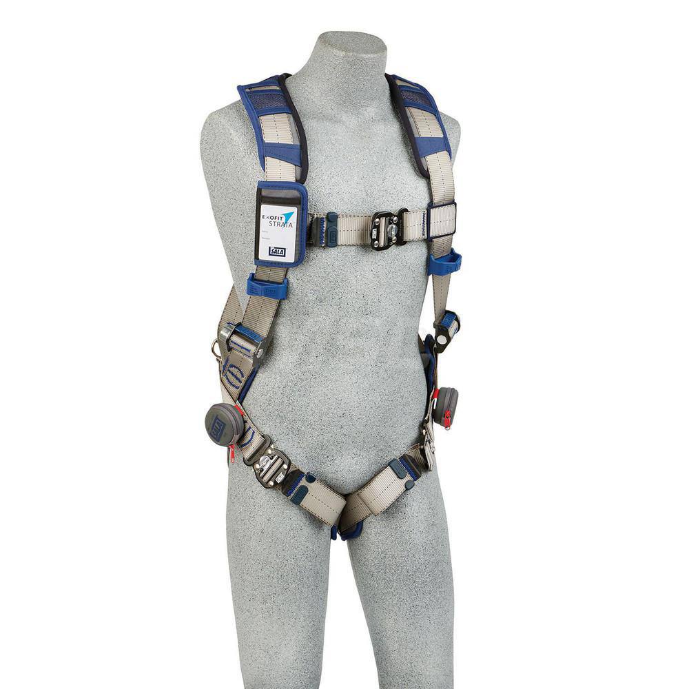 Fall Protection Harnesses: 420 Lb, Vest Style, Size X-Large, For General Industry, Polyester, Back MPN:7012815957