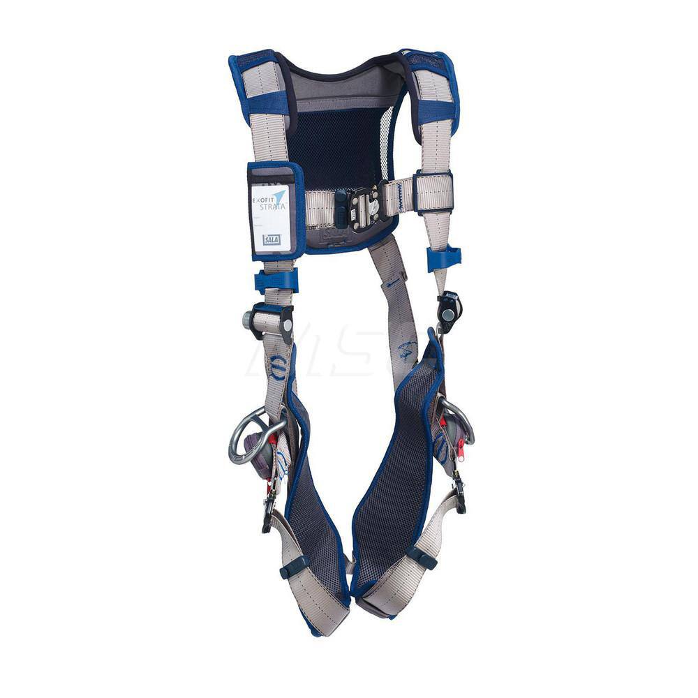 Fall Protection Harnesses: 420 Lb, Vest Style, Size Large, For Positioning, Polyester, Back & Side MPN:7012815961