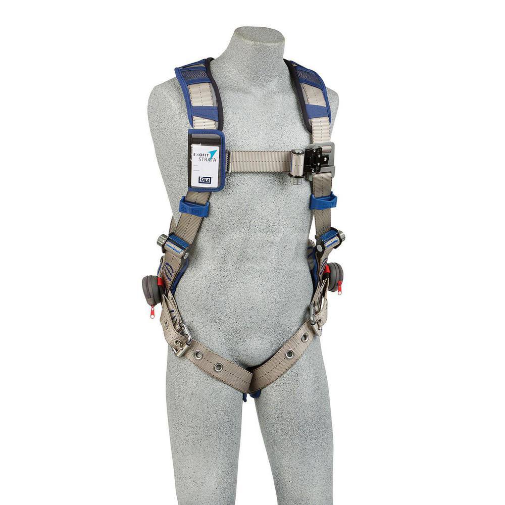 Fall Protection Harnesses: 420 Lb, Vest Style, Size Large, For General Industry, Polyester, Back MPN:7012815976