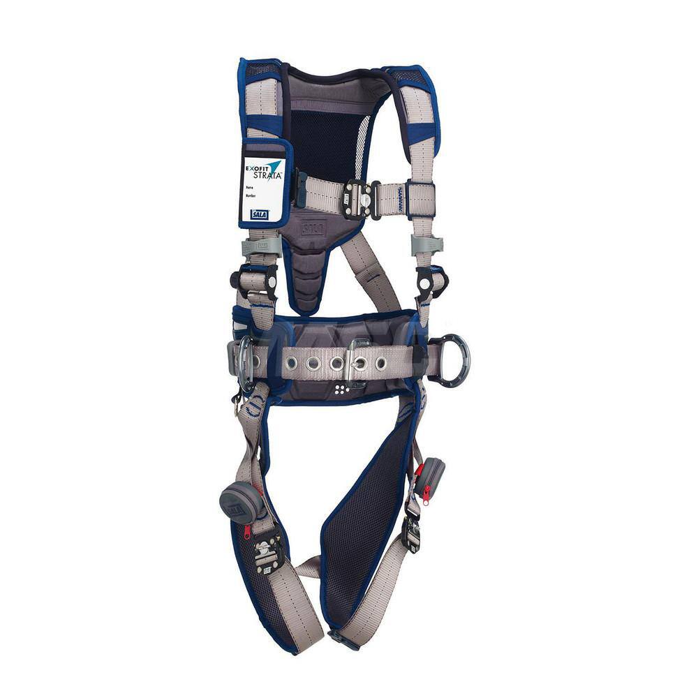 Fall Protection Harnesses: 420 Lb, Construction Style, Size Medium, For Positioning, Polyester, Back & Side MPN:7012816025