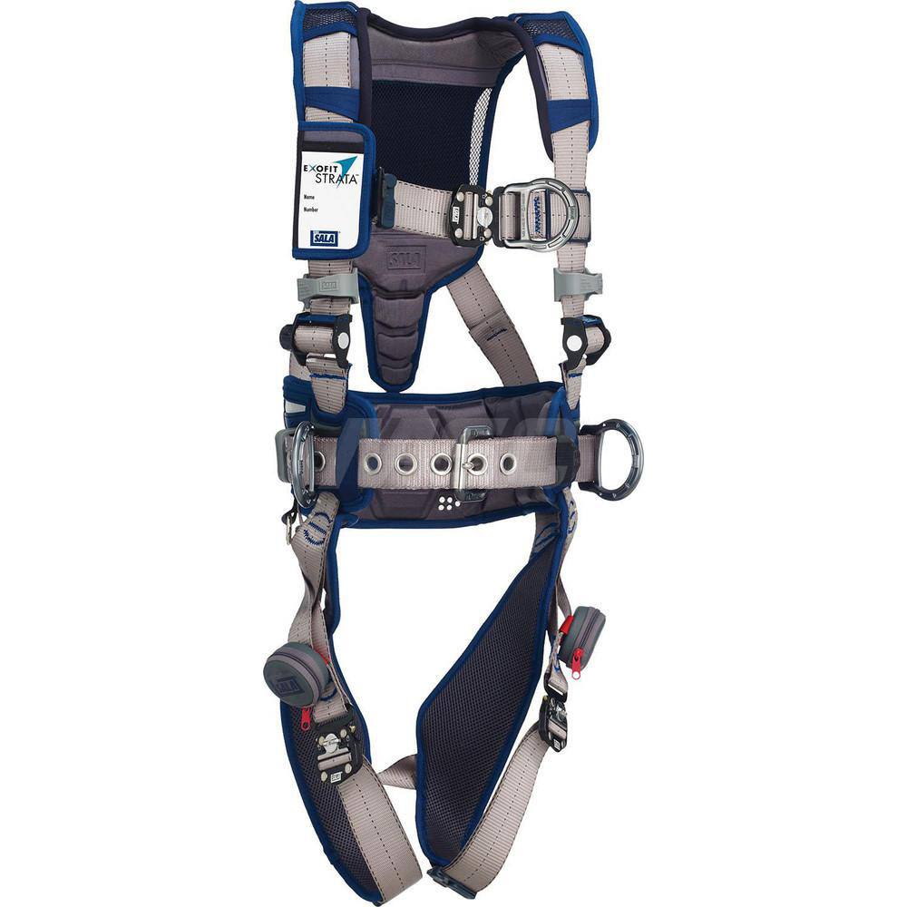 Fall Protection Harnesses: 420 Lb, Construction Style, Size Small, For Climbing & Positioning, Polyester, Back Front & Side MPN:7012816033