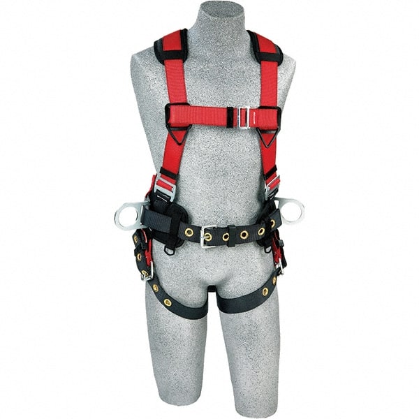 Fall Protection Harnesses: 420 Lb, Vest Style, Size Medium, For General Purpose, Polyester, Back MPN:7012816112