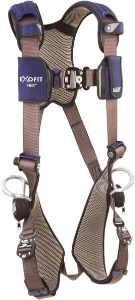 Fall Protection Harnesses: 420 Lb, Vest Style, Size Medium, For Positioning, Back & Hips MPN:7100210159