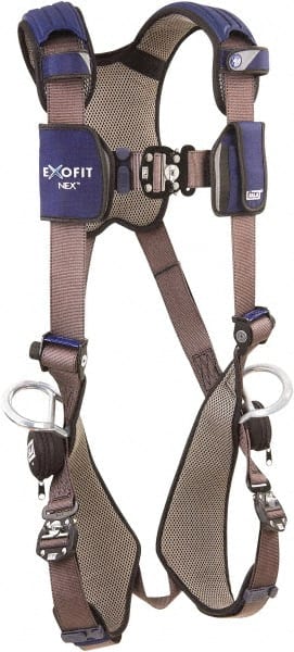 Fall Protection Harnesses: 420 Lb, Vest Style, Size X-Large, For Positioning, Back & Hips MPN:7012816146