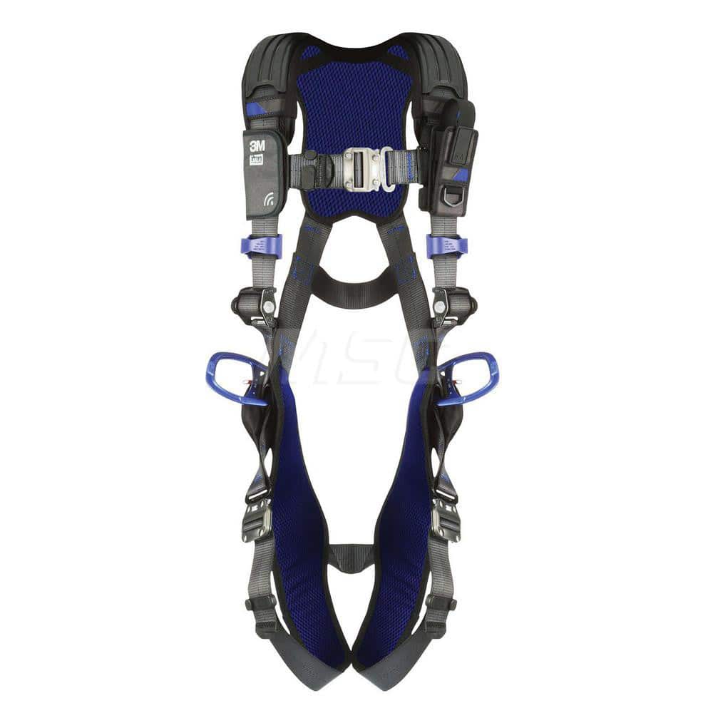 Fall Protection Harnesses: 420 Lb, Vest Style, Size 2X-Large, For Positioning, Back & Hips MPN:7012816148