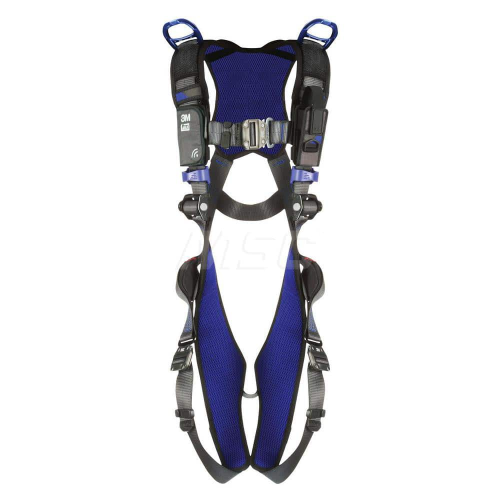 Fall Protection Harnesses: 420 Lb, Vest Style, Size 2X-Large, For Retrieval & Rescue, Back & Shoulder MPN:7012816161