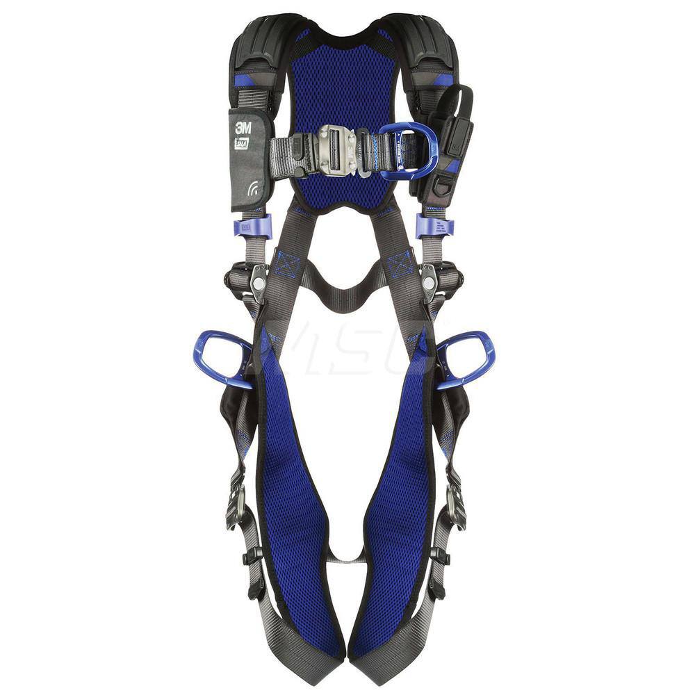 Fall Protection Harnesses: 420 Lb, Vest Style, Size Small, For Climbing & Positioning, Polyester, Back Front & Side MPN:7012776904