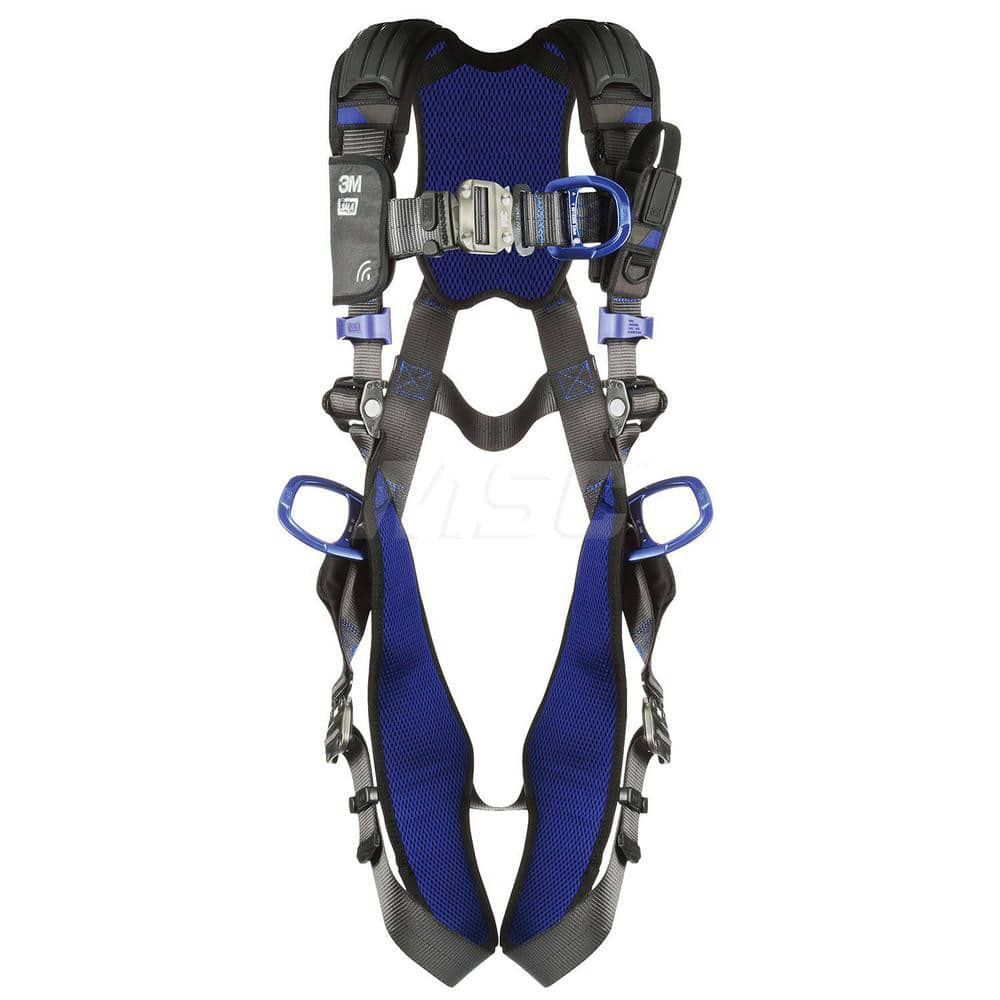 Fall Protection Harnesses: 420 Lb, Vest Style, Size 3X-Large, For Climbing & Positioning, Back Front & Hips MPN:7012816171