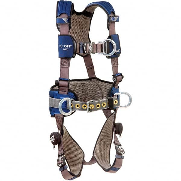 Fall Protection Harnesses: 420 Lb, Construction Style, Size Small, For Construction, PolyesterBack Front & Hips MPN:7100188762