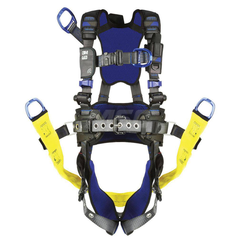 Fall Protection Harnesses: 420 Lb, Vest Style, Size Small, For Climbing Positioning Derrick & Oil Rig, Polyester, Back & Front MPN:7012816277