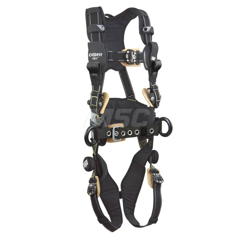 Fall Protection Harnesses: 420 Lb, Construction Style, Size Small, For Positioning Retrieval & Rescue, Nomex & Kevlar, Back & Side MPN:7012816291