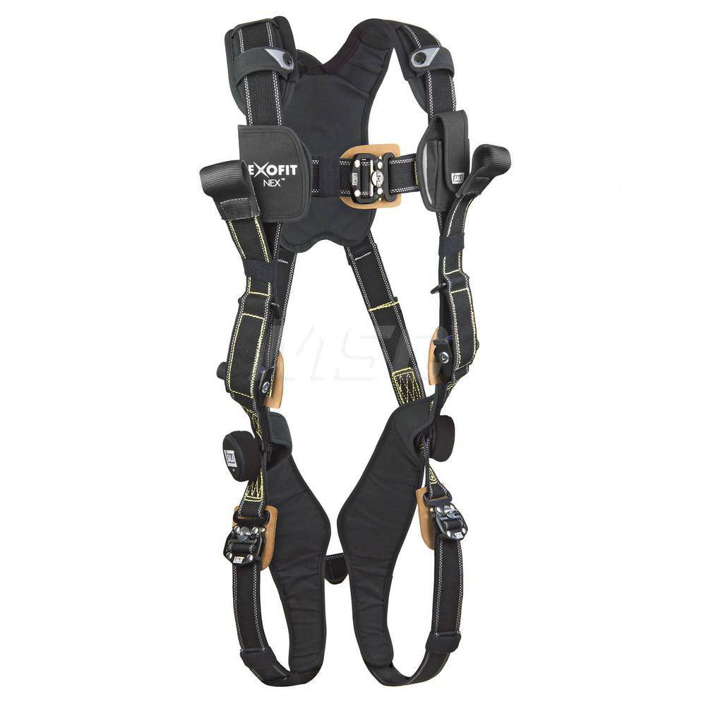 Fall Protection Harnesses: 420 Lb, Arc Flash Style, Size X-Large, For Retrieval & Rescue, Nomex & Kevlar, Back MPN:7012816306