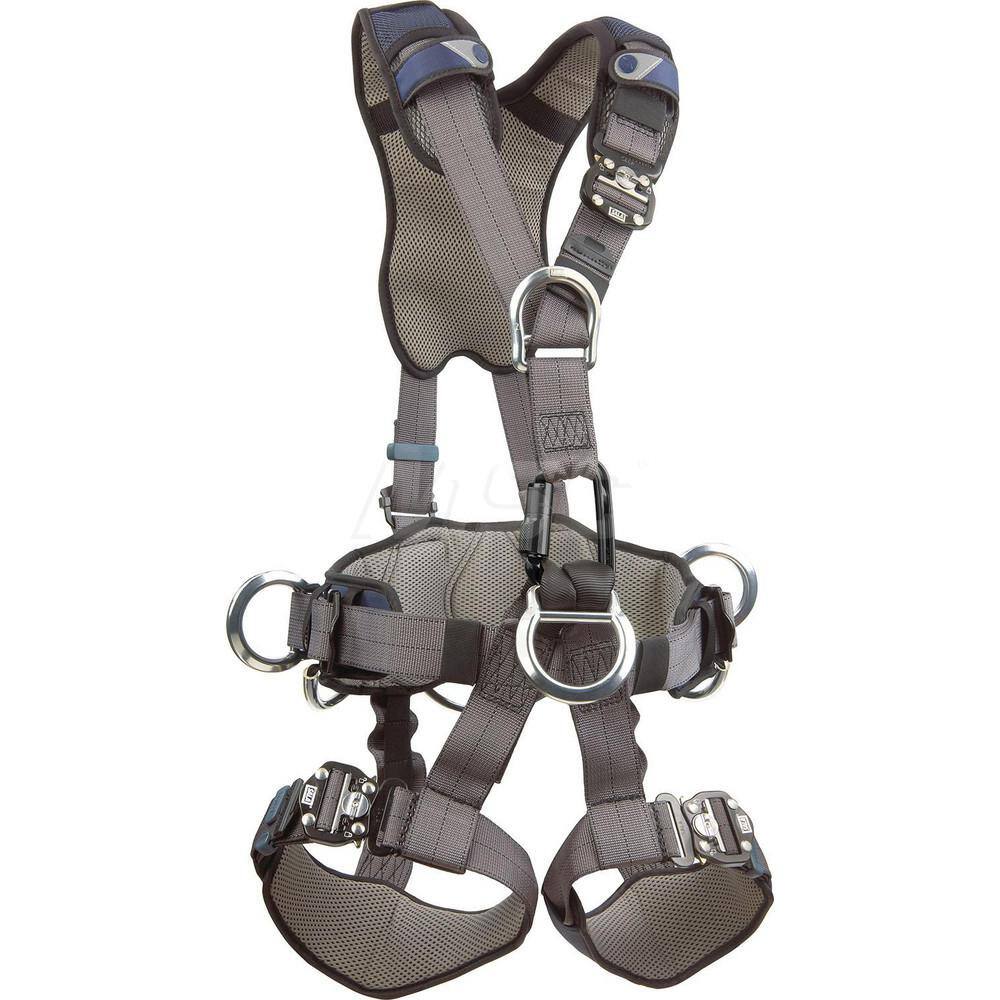 Fall Protection Harnesses: 420 Lb, Vest Style, Size Small, For Retrieval & Rescue, Polyester, Back Front & Side MPN:7100188759