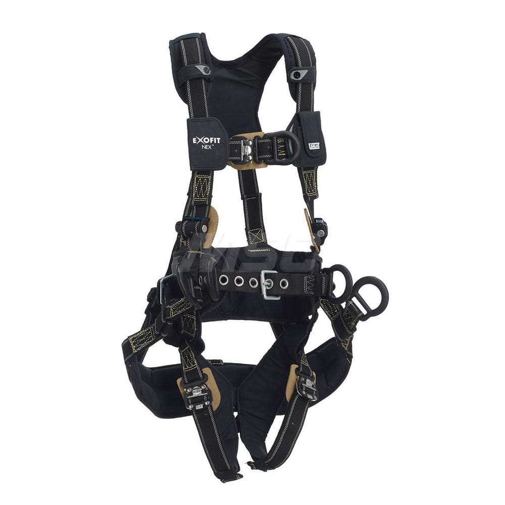 Fall Protection Harnesses: 420 Lb, Arc Flash Style, Size Small, For Tower Climbing & Positioning, Nomex & Kevlar, Back & Side MPN:7100237835