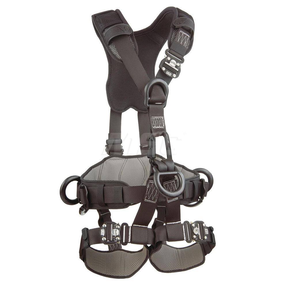 Fall Protection Harnesses: 420 Lb, Vest Style, Size Small, For Retrieval & Rescue, Polyester, Back Front & Side MPN:7012816338