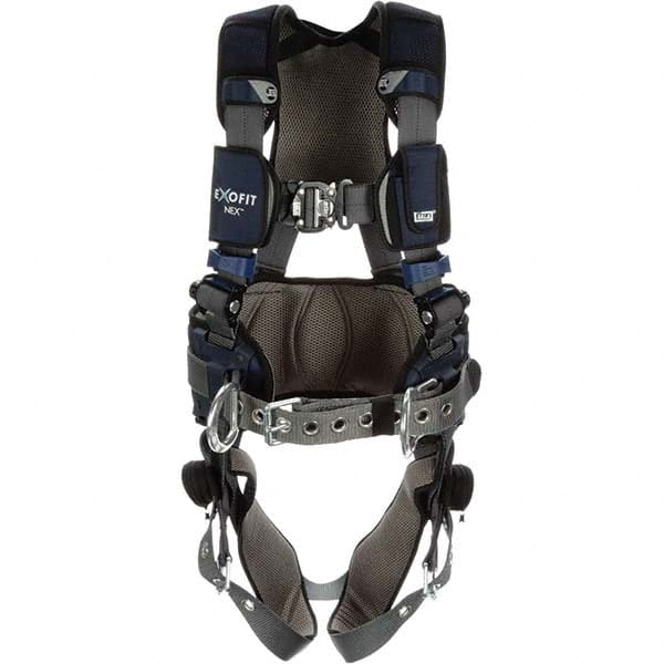 Fall Protection Harnesses: 420 Lb, Construction Style, Size Large, For Construction, Back & Hips MPN:7012816542