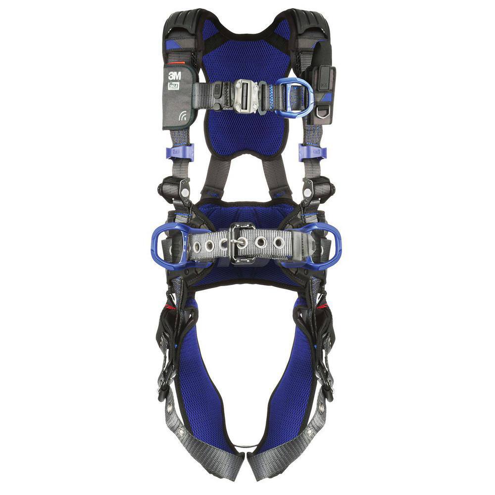 Fall Protection Harnesses: 420 Lb, Construction Style, Size X-Small, For Climbing & Positioning, Polyester, Back Front & Side MPN:7012816548