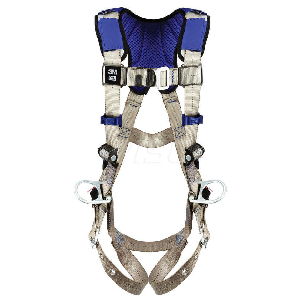 Fall Protection Harnesses: 420 Lb, Vest Style, Size 2X-Large, For Positioning, Back & Hips MPN:7012817459