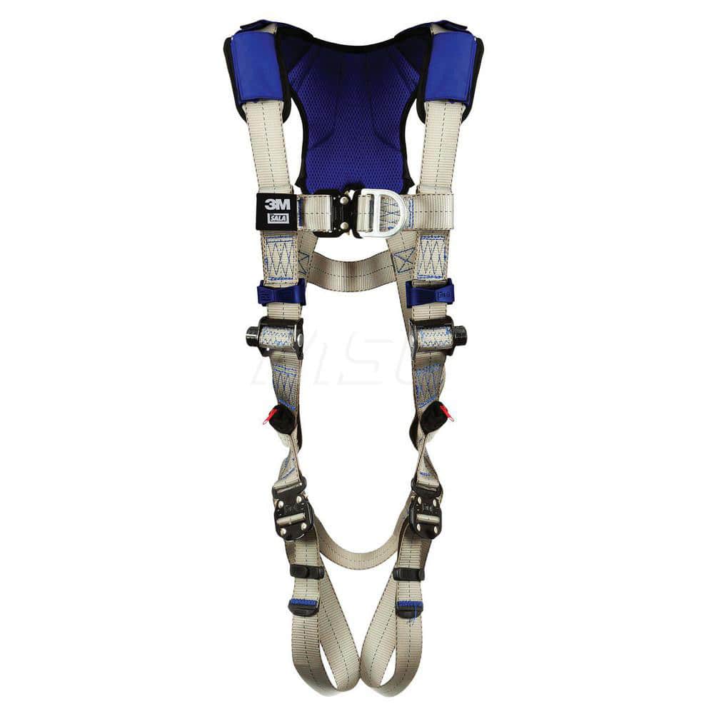 Fall Protection Harnesses: 420 Lb, Vest Style, Size X-Large, For Climbing, Back & Front MPN:7012817485