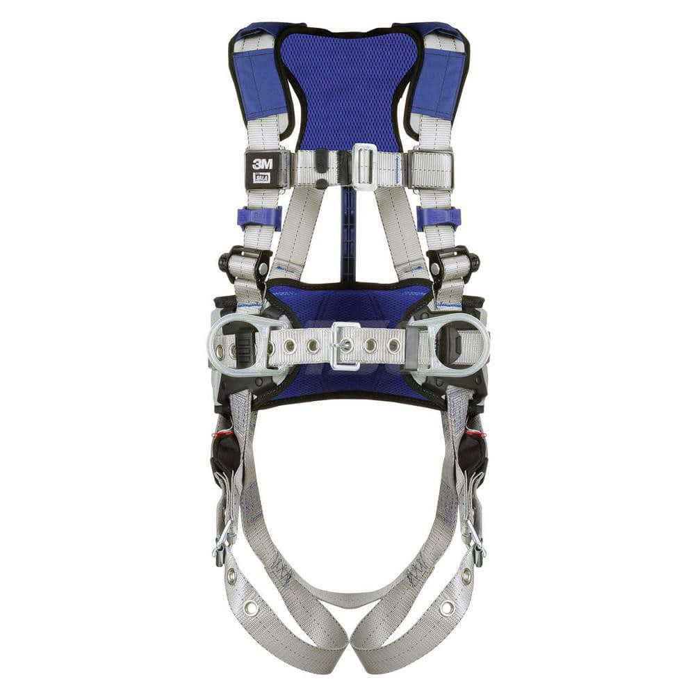 Fall Protection Harnesses: 420 Lb, Construction Style, Size Large, For Construction & Positioning, Back & Hips MPN:7012817512