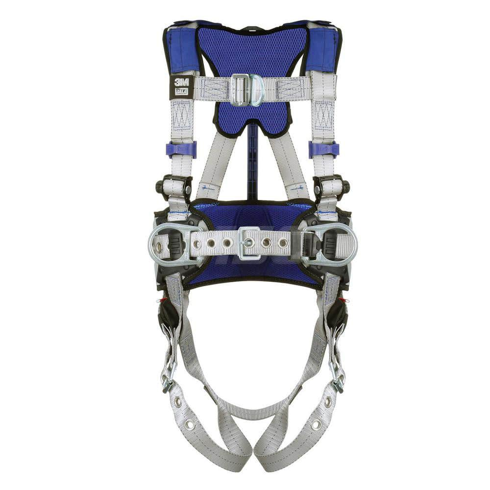 Fall Protection Harnesses: 420 Lb, Construction Style, Size Small, For Climbing Construction & Positioning, Back Front & Hips MPN:7012817518