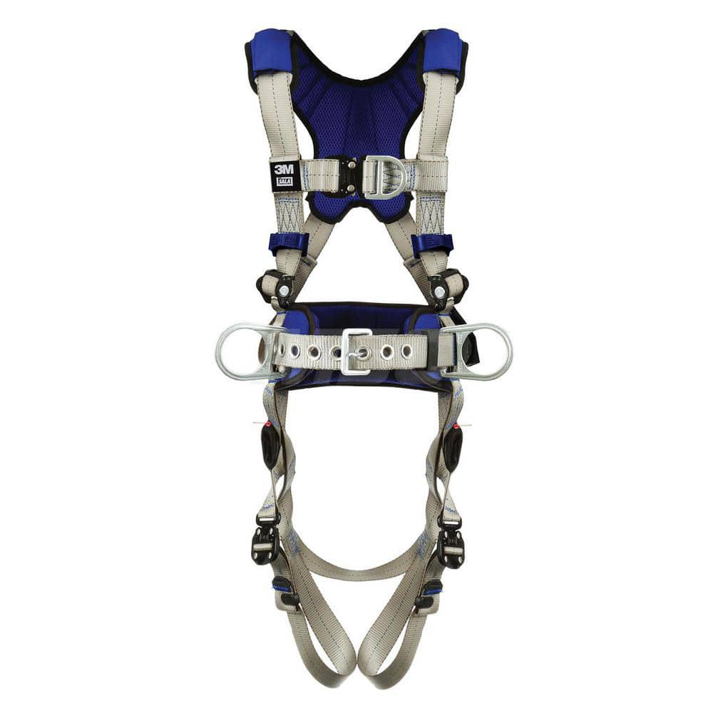 Fall Protection Harnesses: 420 Lb, Construction Style, Size Small, For Climbing & Positioning, Back Front & Hips MPN:7012817579