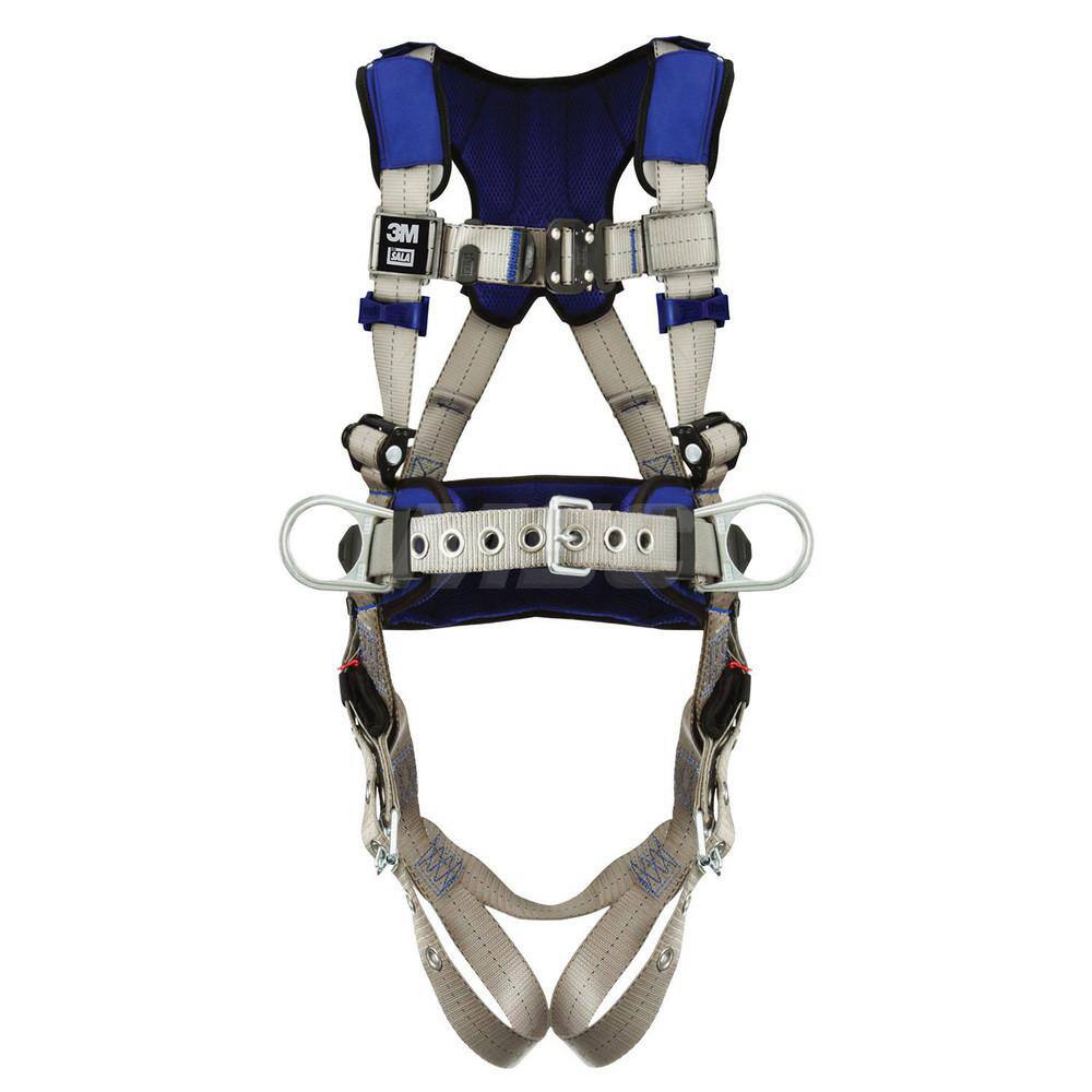 Fall Protection Harnesses: 420 Lb, Construction Style, Size 2X-Large, For Construction & Positioning, Back & Hips MPN:7012817597