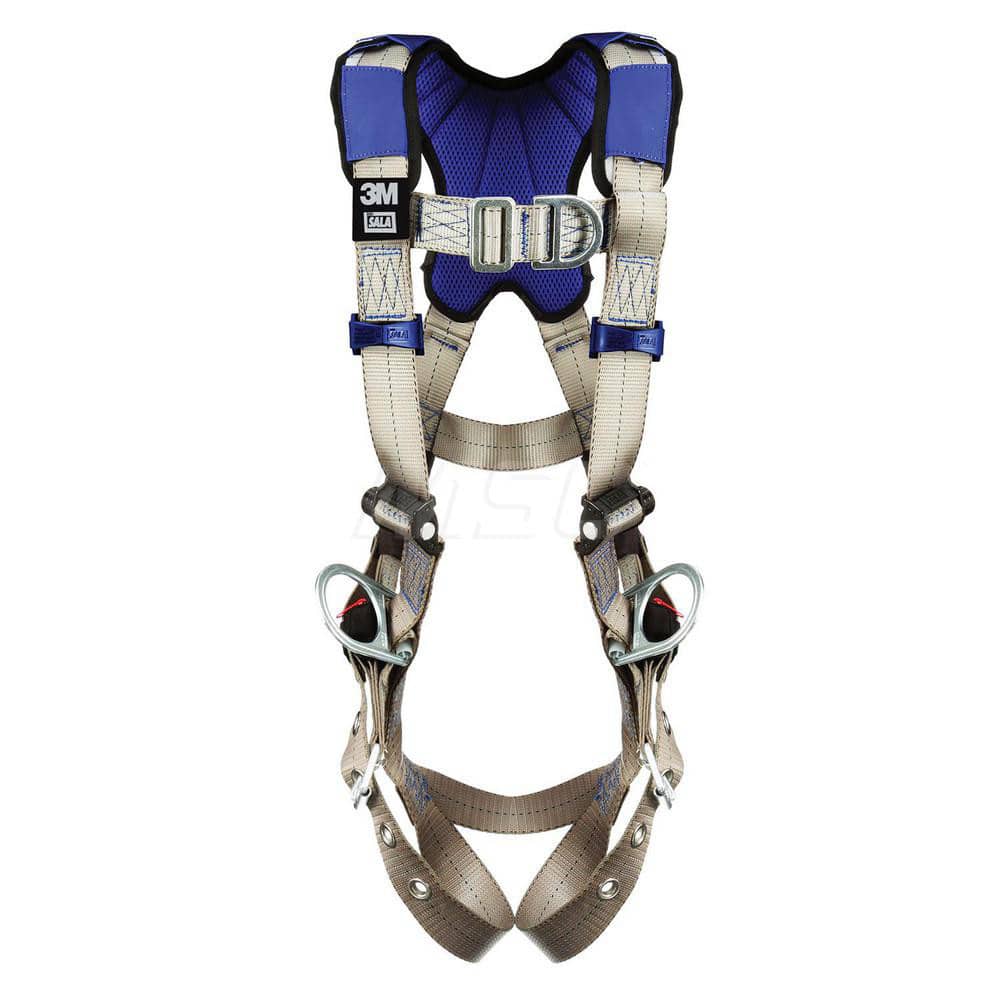 Fall Protection Harnesses: 420 Lb, Vest Style, Size Universal, For Climbing & Positioning, Back Front & Hips MPN:7012817659