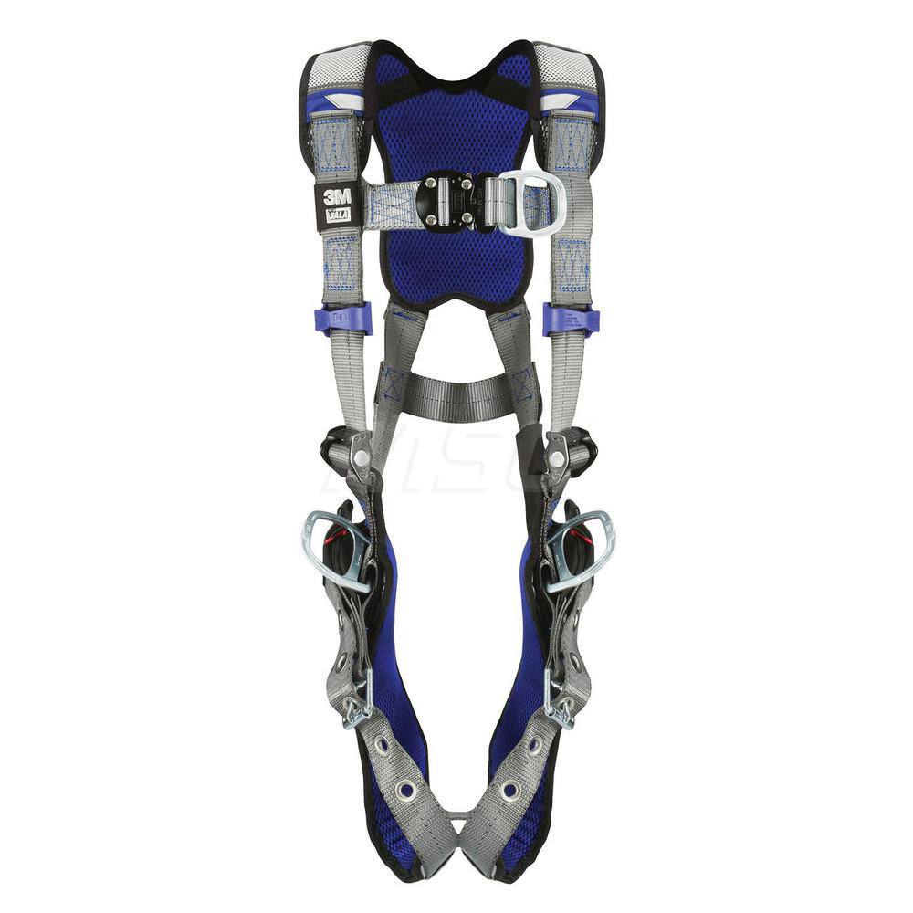 Fall Protection Harnesses: 420 Lb, Vest Style, Size 2X-Large, For Climbing & Positioning, Back Front & Hips MPN:7012817751