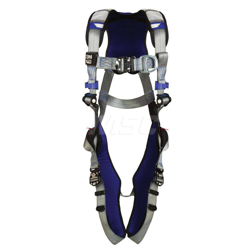 Fall Protection Harnesses: 420 Lb, Vest Style, Size Large, For Climbing, Back & Front MPN:7100301715