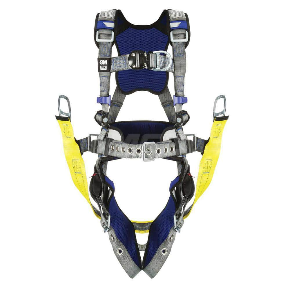 Fall Protection Harnesses: 420 Lb, Comfort Oil & Gas Style, Size 2X-Large, For Climbing & Suspension, Back & Hips MPN:7012817862