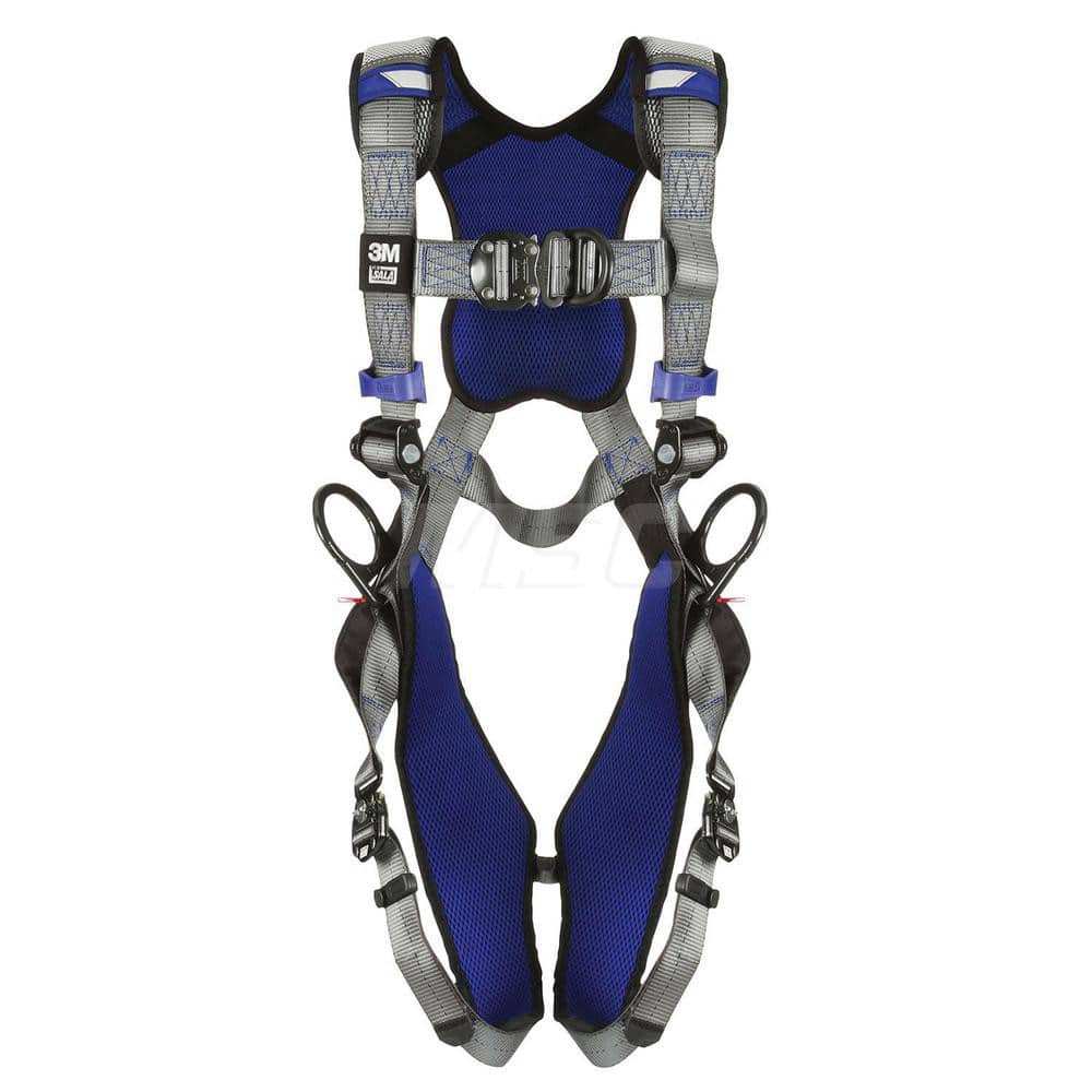 Fall Protection Harnesses: 420 Lb, Size 2X-Large, For Climbing & Positioning, Back Front & Hips MPN:7012817877