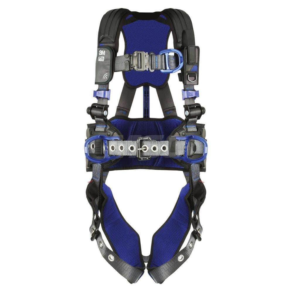 Fall Protection Harnesses: 420 Lb, Construction Style, Size Small, For Climbing Construction & Positioning, Back Front & Hips MPN:7012817984