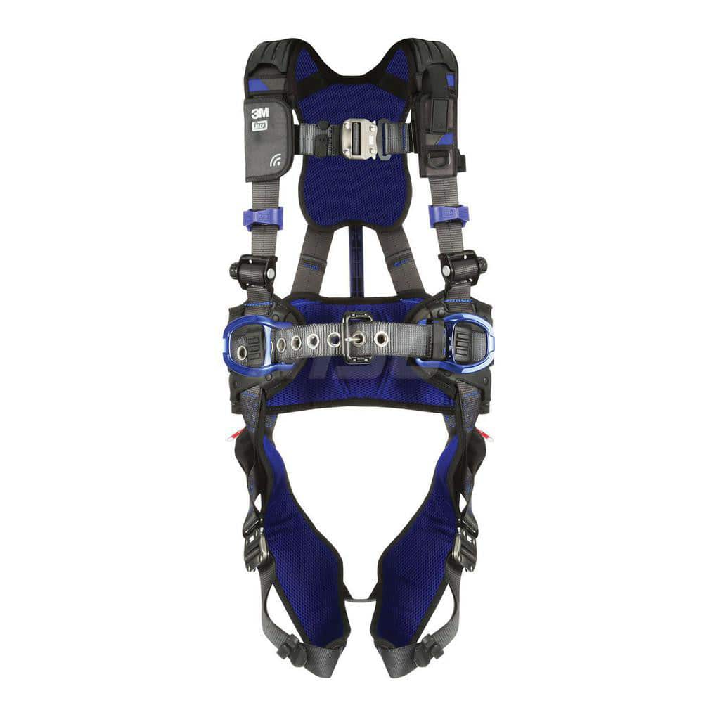 Fall Protection Harnesses: 420 Lb, Construction Style, Size Medium, For Construction & Positioning, Back & Hips MPN:7012817996