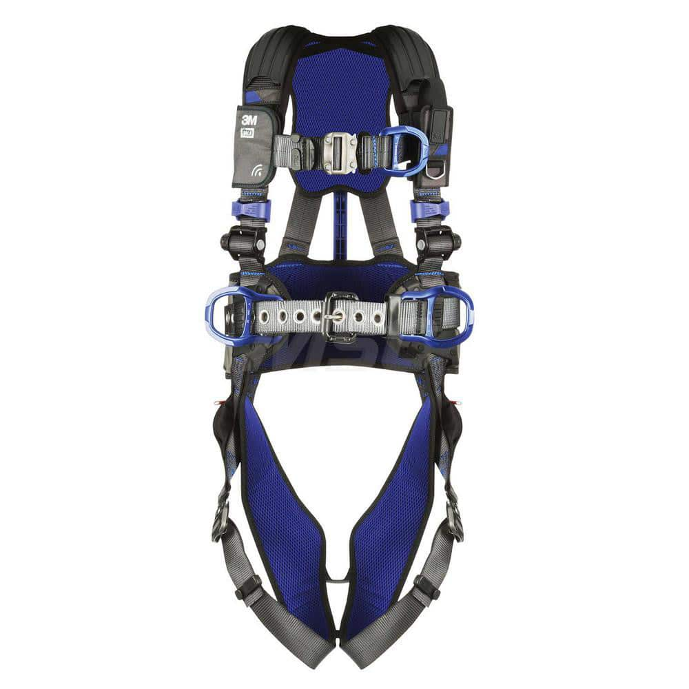 Fall Protection Harnesses: 420 Lb, Construction Style, Size Small, For Climbing Construction & Positioning, Back Front & Hips MPN:7012818004